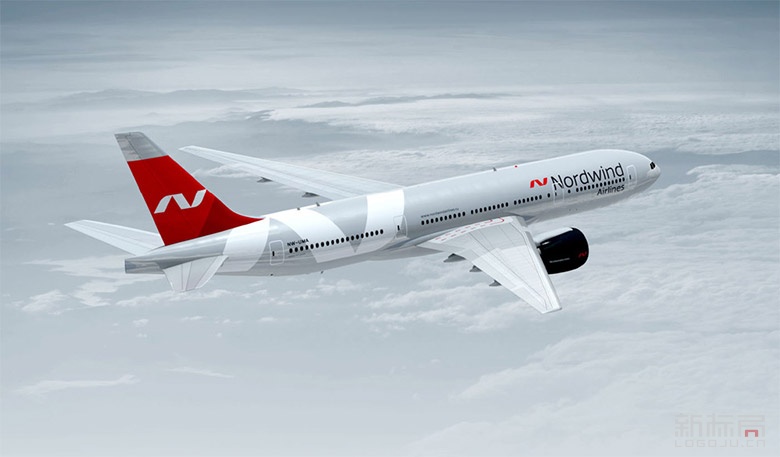 北風(fēng)航空公司Nordwind Airlines新標(biāo)志logo